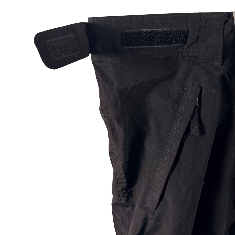 Lands End Mens XL/T Snow Rain Pants Black Nylon 40-42 Waist Outdoor Winter - Picture 7 of 9